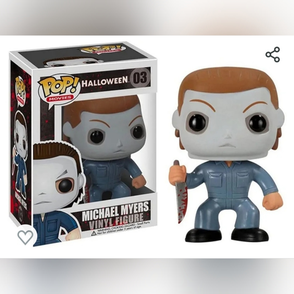 Funko 2296 Pop Movies: Halloween - Michael Myers Action Figure , Blue - Picture 3 of 6